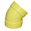 SEMICODO 45° CXC  1-1/2"  SANITARIO